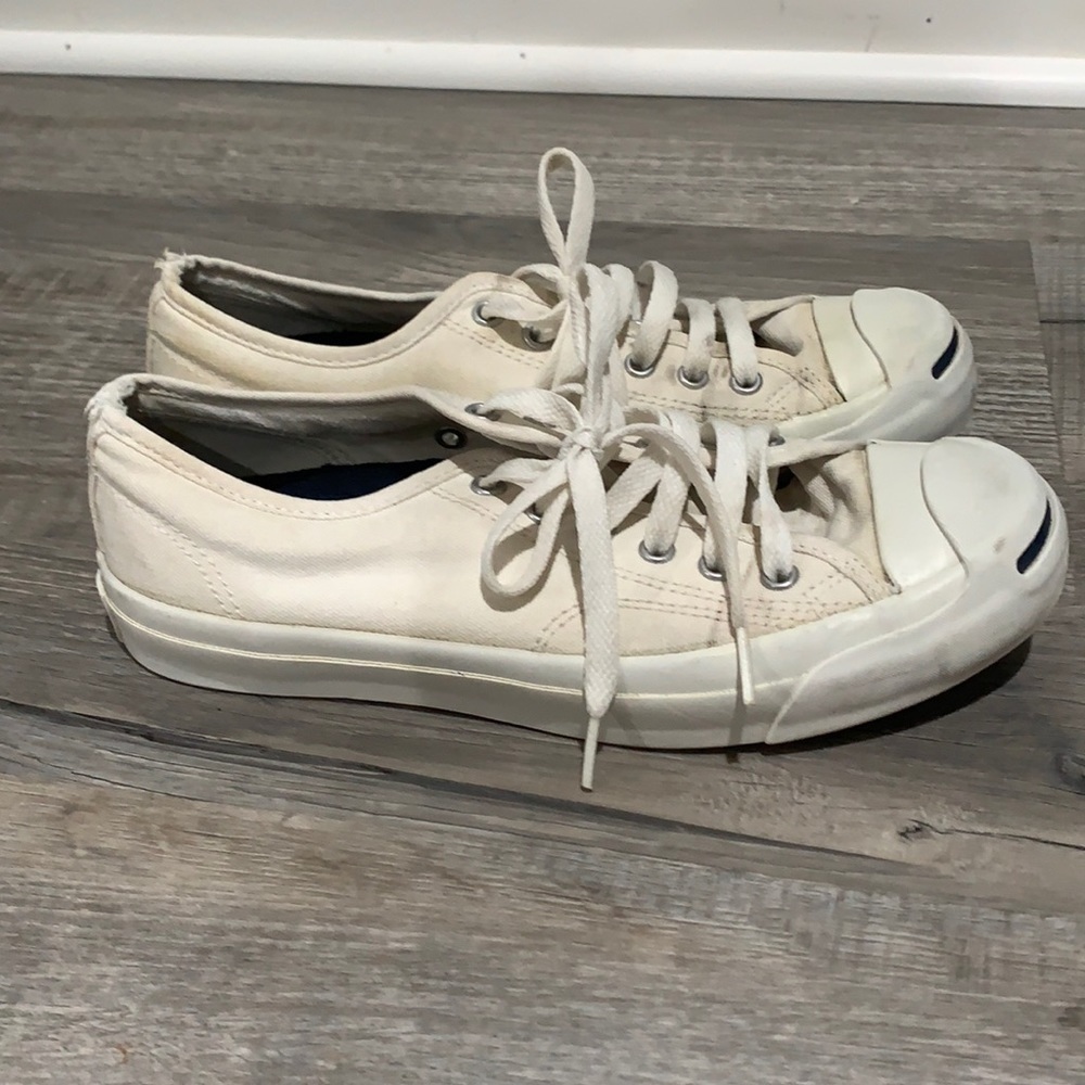 Jack Purcell Converse White Low Top size 6